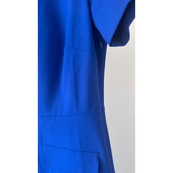 NWT J Crew Blue Italian Tollegno 1900 Collared Bi Stretch Wool Blend Dress SZ 2 - Picture 7 of 13